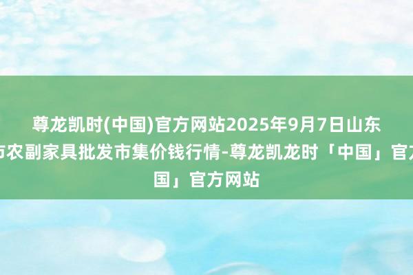 尊龙凯时(中国)官方网站2025年9月7日山东威海市农副家具批发市集价钱行情-尊龙凯龙时「中国」官方网站